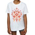 thumbnail image 3 of Harry Potter Girls Christmas Fair Isle Cotton T-Shirt, 3 of 5