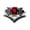Red, variant on Moon Jewelry for Women Moon Ring Elegant Amethyst Accessory for Everyday Wear and Occasions,4.93 cm,Red
