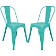 thumbnail image 1 of Silla Tolix Blanco Metal 2 Pzas Comedor Restaurante Exterior verde, 1 of 9