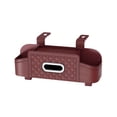 thumbnail image 4 of Car Headrest Backseat Organizer,Multifunctional Vehicle Seat Back Hanging Storage Box with Cup Holder and Hooks,Automotive Interior Headrest Storage Organizer,Universal Fit,Wine, 4 of 4