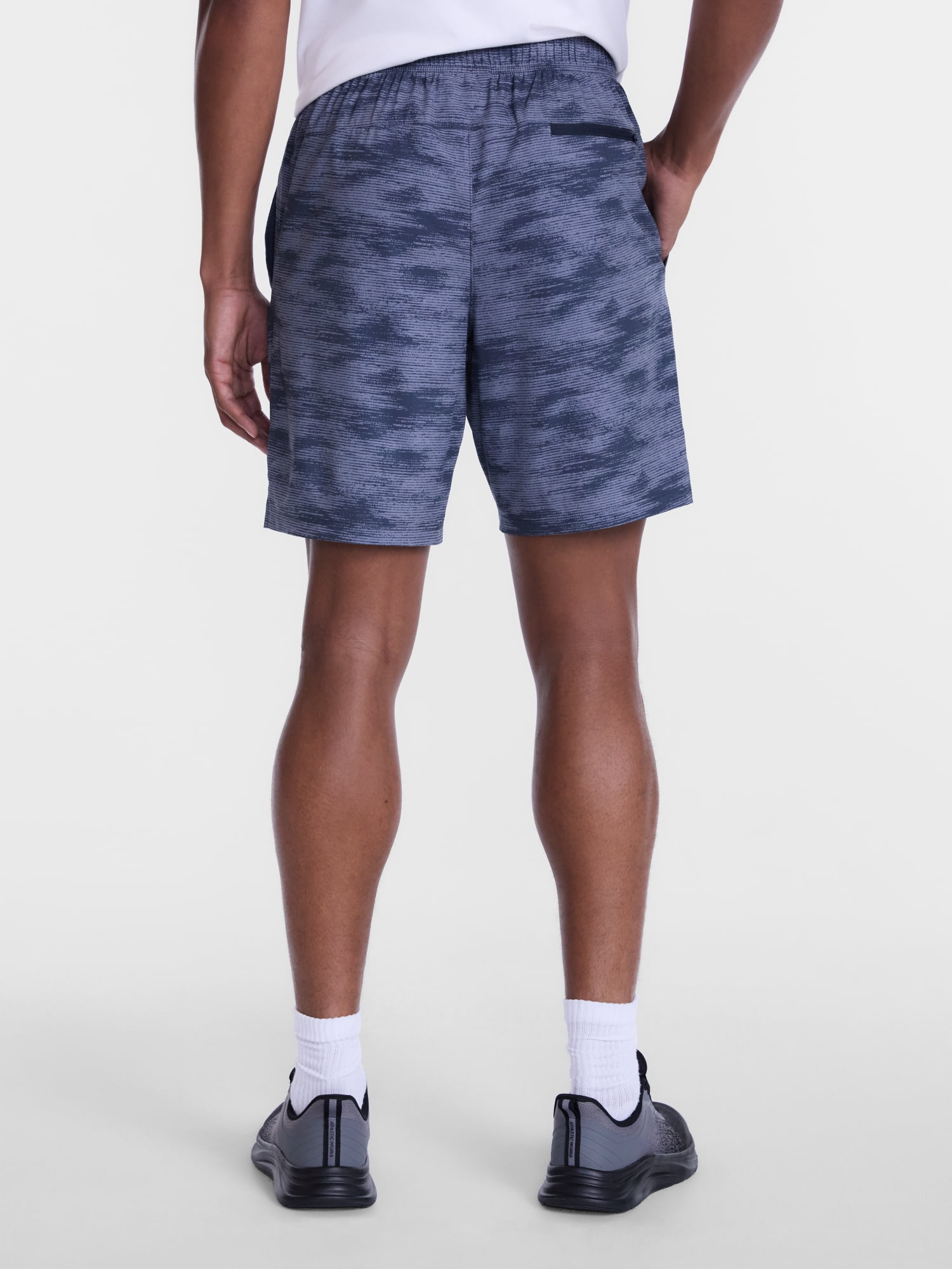 Athletic Works Men's and Big Men's Woven Running Shorts, 8" Inseams, Sizes XS-5XB