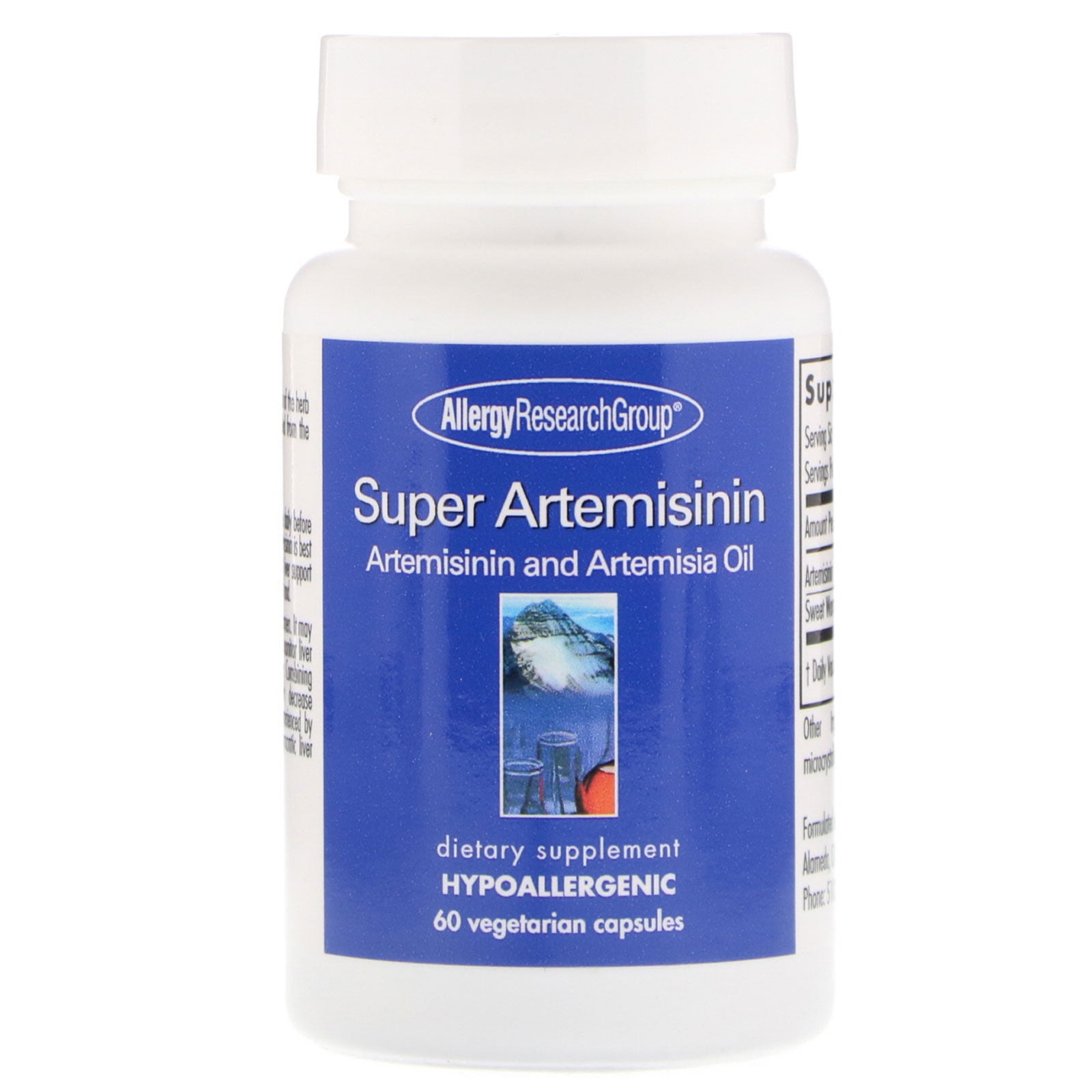 Allergy Research Group Super Artemisinin 60 Vegetarian Capsules