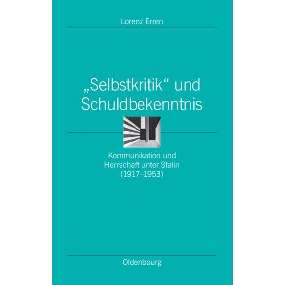 Ordnungssysteme "Selbstkritik" Und Schuldbekenntnis, Book 19, (Hardcover)