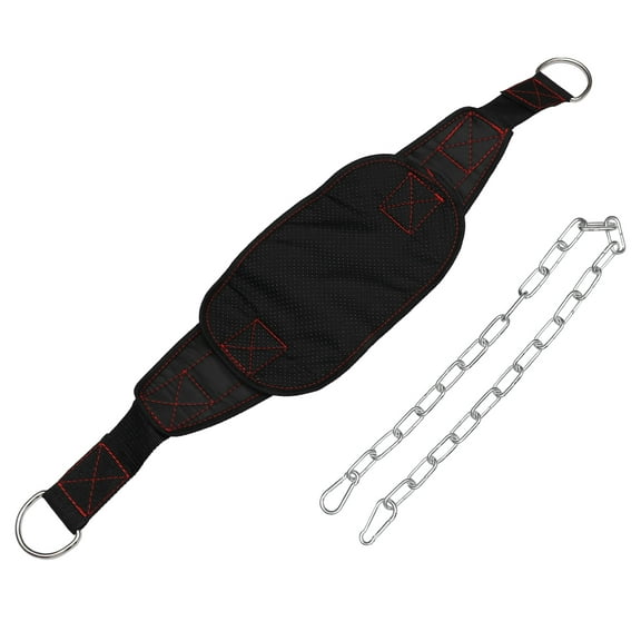 Worgeous Weightlifting Waist Belt With Chain Waist Muscles Resistance Equipment for Men