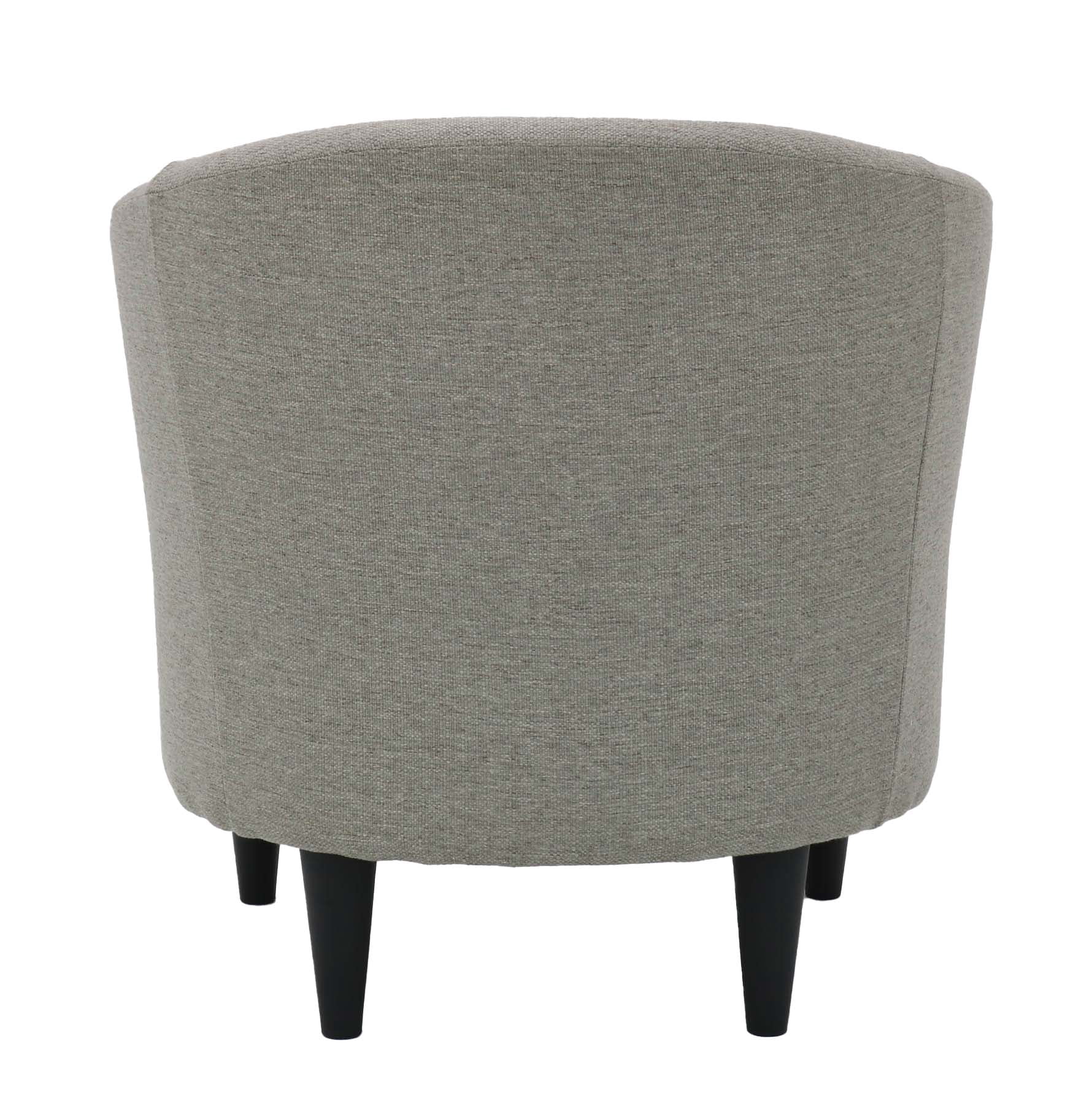 Mainstays Rolled Tub Accent Chair, Zeus Grey