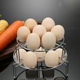 thumbnail image 7 of Huayishang Cooking Molds Stainless Steel Steamed Egg Rack Egg Rack Can Be Overlapped Double Layer, Kitchen Essentials Clearance Sale Silver, 7 of 7
