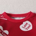 thumbnail image 6 of LUOGENLI Little Girls Outfits Size 7/8 Dressy Toddler Girls Valentine's Day Long Sleeve Hearts Printed T Shirt Pullover Tops Pants Outfits Girls Summer Outfits Size 6 Under 10 6-12 Months, 6 of 8
