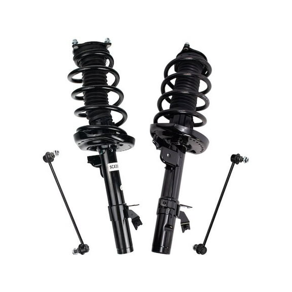 Front Strut Coil Spring Sway Bar Link Kit 4 Piece - Compatible with 2014 - 2020 Acura MDX 2015 2016 2017 2018 2019