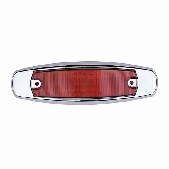 Maxxima Clearance Light, LED, Rd, Surf, Oval, 6-1/4 L M20332R