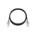 thumbnail image 4 of Monoprice SlimRun - Patch cable - RJ-45 (M) to RJ-45 (M) - 7 ft - UTP - CAT 6a - snagless, stranded - black (pack of 10), 4 of 6
