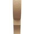 thumbnail image 2 of Ekena Millwork 5"W x 16"D x 22"H Ridgewood Rough Cedar Woodgrain TimberThane Knee Brace, Primed, 2 of 6