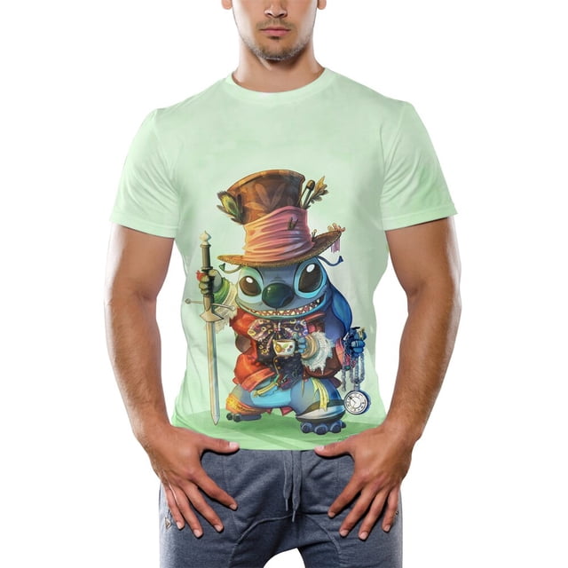 Disney Anime Nette Stich Lustige 3D camisetas Tops Männer Frauen Lose Plus Szie Hip Hop camisetas Kind Cartoon Sommer camiseta Kleidung xuanjing unisex