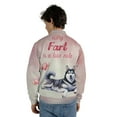 thumbnail image 5 of Every Fart is Love Note Siberian Husky Guilty Face Happy Valentine's All Over Print 3D Baseball Jacket Husky Dog Lover Gifts Bomber Jacket Softball - 01016, 5 of 6