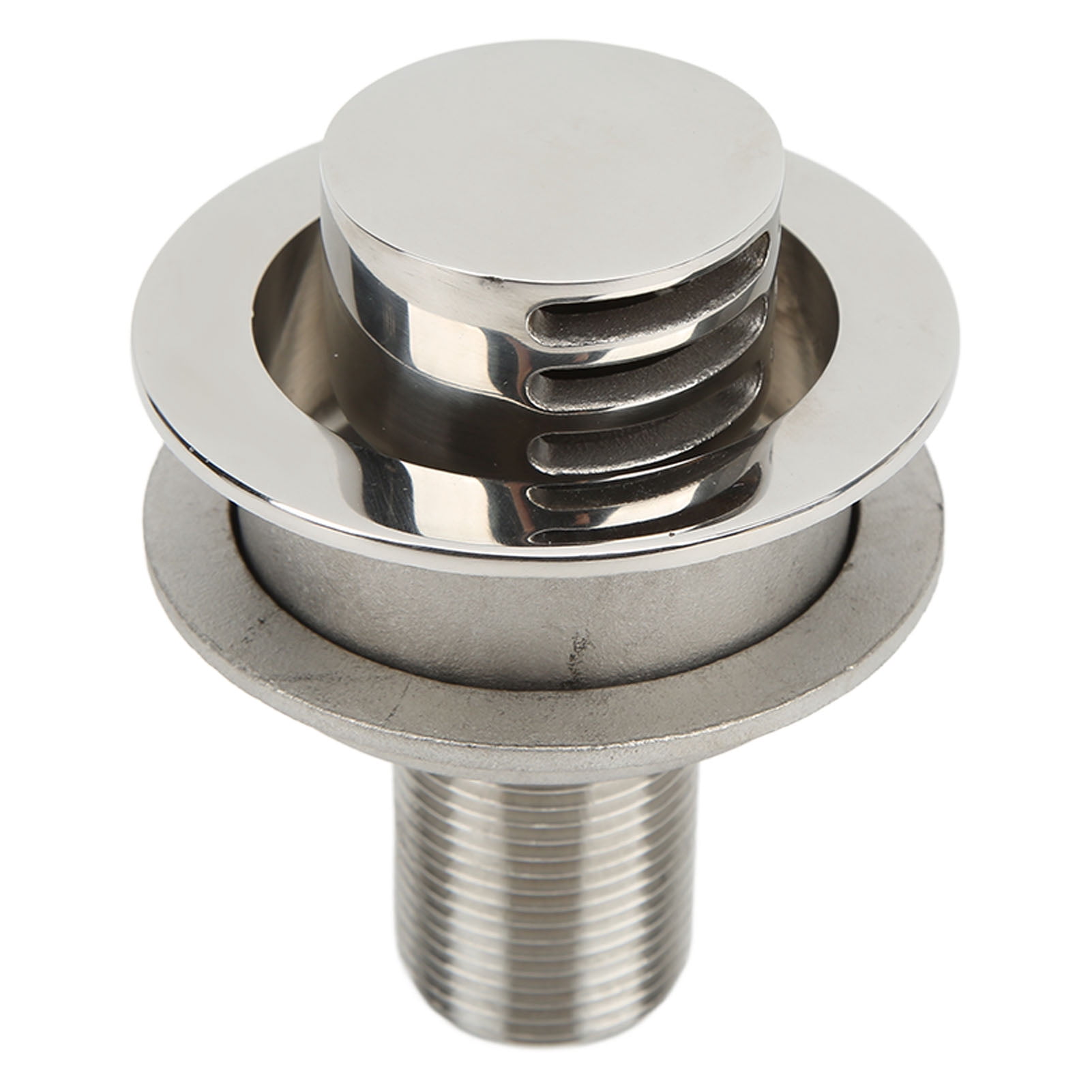316 Stainless Steel Deck Fill Filler With Keyless Cap - For Marine Boat, Yacht, Caravan Water, Fuel, Waste Tanks (2 Inch)