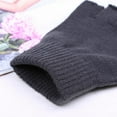 thumbnail image 3 of Magic Knitwear Knit Solid Gloves Finger Half Finger Mitten, 3 of 5