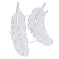 thumbnail image 5 of Troqueles DIY manualidades forma de pluma Metal grabado encaje corte papel tarjeta molde, 5 of 5