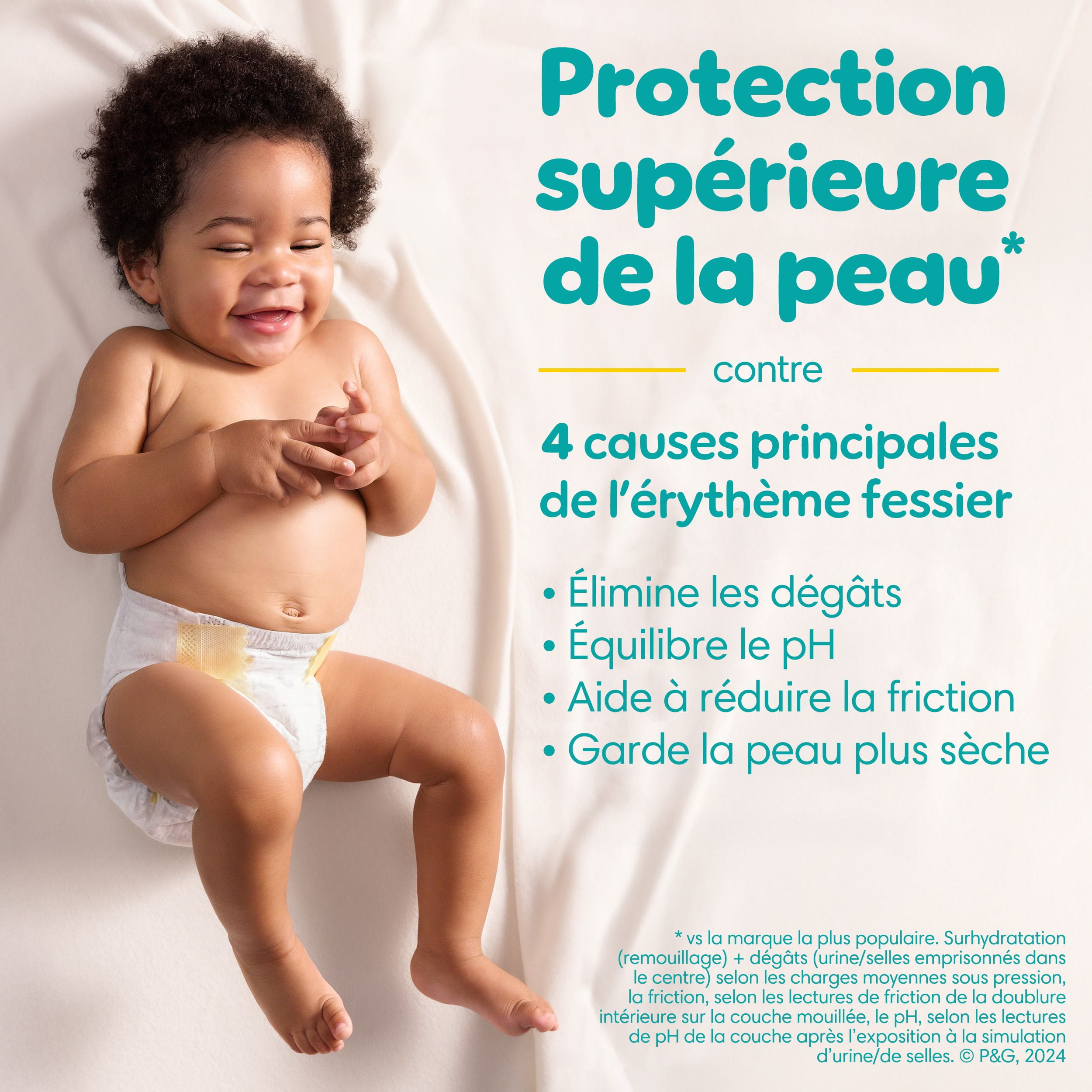 Pampers Swaddlers Diapers, Size S8 (30+ lbs), Absorbent, Keeps Baby Dry and Comfortable, Skin Safe Disposable Baby Diaper, 58 Count