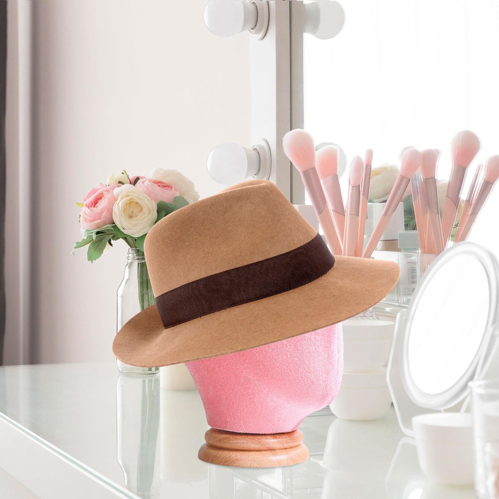 TOOYFUL Display Head Mannequin Head Display for Beauty Salon or Shop Display pink