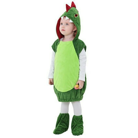 

Halloween Children Dinosaur Costume Hoodies Costume with Booties