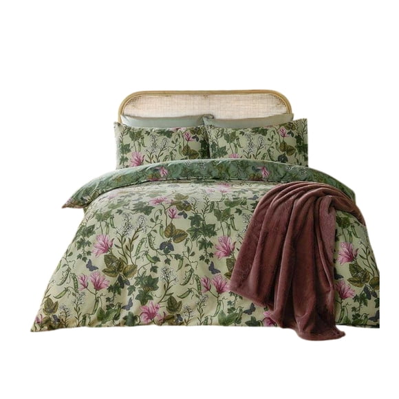 Furn Mystic Berry Floral Reversible Duvet Cover Set