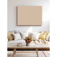 thumbnail image 4 of Pure Light Khaki Wall Art for Living Room, Canvas Picture Wall Decor for Bathroom Bedroom, Simple Solid Color Painting Artwork for Office Kitchen Hallway Dining Room Home Decorations 24"x32", 4 of 8