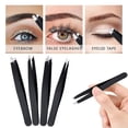thumbnail image 4 of Tweezers For Eyebrows - Stainless Steel Eyebrows Tweezers Set, 4 of 5