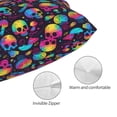thumbnail image 3 of Balery Skull rainbow color mushroom Funda de Cojín Estampada, Regalos para Mujeres, Regalos de Amor para Ella, Regalos para Novia o Esposa, Funda de Almohada-20"x30", 3 of 6