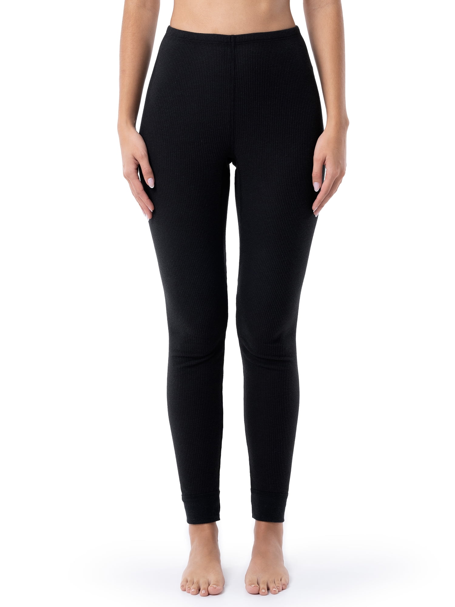 Fruit of the Loom Women's and Women's Plus Eversoft Waffle Thermal Bottom, 2-Pack