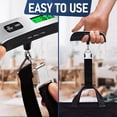 thumbnail image 5 of Luggage Weight Scale for Packages - Hanging Scales for Weighing Packages Portable Luggage Scale Travel Essentials 110lb/50kg - Small Suitcase Scale for Travel Accessories for Women & Men, 5 of 10