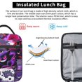 thumbnail image 4 of Durable Oxford Spooky Evolution Style Lunch Bag, Thermal Cooler for Work and Outing with Front Zipper Pocket, 4 of 6