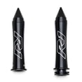 thumbnail image 4 of Krator Poignées Noires Logo "R1" Embouts de Barre à Pointes Compatibles avec Yamaha YZFR1 R1S YZF R1, 4 of 4