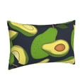 thumbnail image 2 of Balery Fresh Avocado Bedding Queen Pillow Cases - Envelope Closure - Soft Brushed Microfiber Fabric - Shrinkage and Fade Resistant Pillow Cases-14"x20", 2 of 9