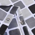 thumbnail image 3 of rideau De Douche Motifs Mosaques-180*180cm,rideau De Douche En Poliéster Lavable En Máquina Con 12 Ganchillos,rideaux De Salle De Bain Pour Baigno, 3 of 5