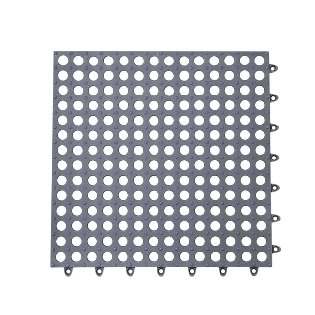 Alfombrillas de plástico entrelazadas para baño, antideslizantes, para ducha, con sistema de drenaje y empalme hueco, ideales para bañera, piscina, área de mascotas, cocina, lavadero y como