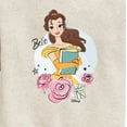 thumbnail image 3 of Disney - Belle With Flowers - Toddler & Youth Crewneck Fleece Sweatshirt, 3 of 5