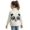 thumbnail image 2 of Uorisanigo Cute Panda Fleece Jacket Vest for Toddler & Kids Puffy Sleeveless Zip Front Jacket Warm Outwear Fashion Fall Winter Clothes Jackets Vests with Pockets 2-12 Years, 2 of 7