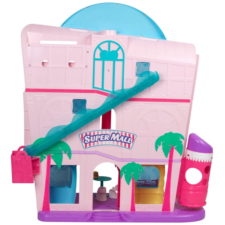 Shopkins Shoppies Super Mall Play Set Doll Playsets 4 Exclusive Shopkins