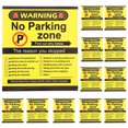thumbnail image 1 of icolorfuled Yellow No Parking Sticker with Eye-catching Design for Daily Use Clear Reminder Versatile 200 Sheets, 1 of 7