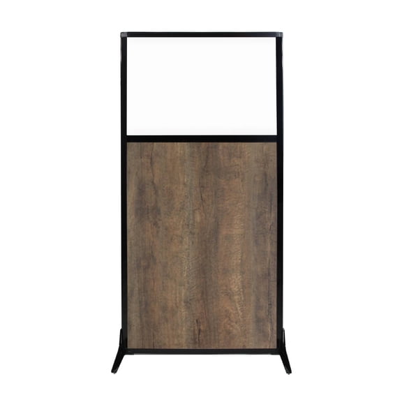 Work Station Screen - W/ Window - Laminate