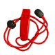 thumbnail image 3 of Silbato de cuerda Silbato deportivo Portátil con cordones Silbato fuerte Silbato de llavero Rojo, 3 of 9