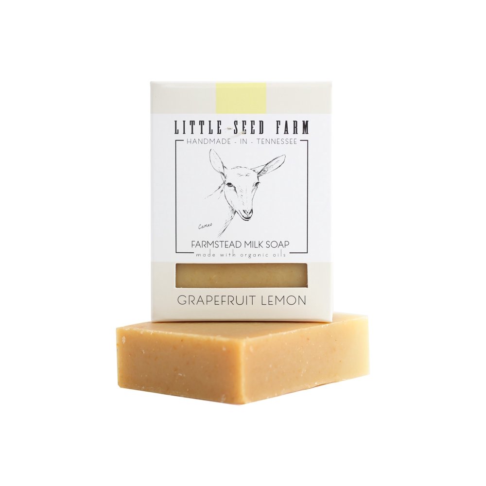 Little Seed Farm Bar Soap, Grapefruit Lemon, 4.75 Oz