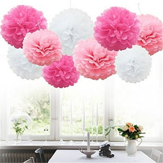 EZ-Fluff 12 Inch Dark Purple Tissue Paper Pom Poms Flowers Balls,  Decorations (4 PACK) Fluffy Wall Backdrop Decorations On Sale Now!
