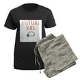thumbnail image 5 of CafePress - Future Mrs. Pajamas - Women's Short Sleeve Print T-Shirt and Pants Dark Cotton Pajama Set, 5 of 7
