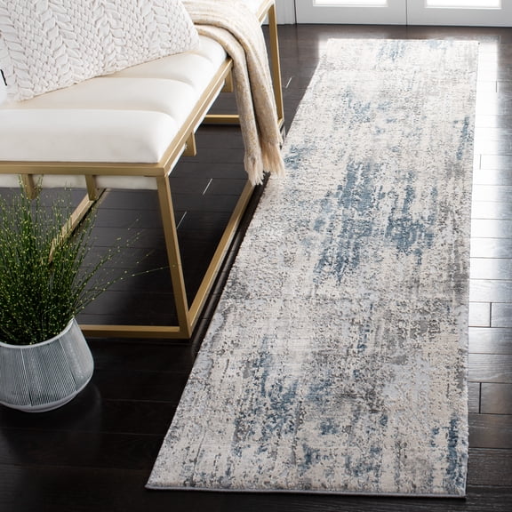 Safavieh Invista Jocelin Abstract Runner Rug, Gray/Blue, 2' x 8'