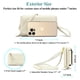 thumbnail image 4 of Peacocktion Cartera Para Mujer Monedero Tarjetero Con Rfid Gran Capacidad Bolso Bandolera Embrague 2 Correas Beige, 4 of 5