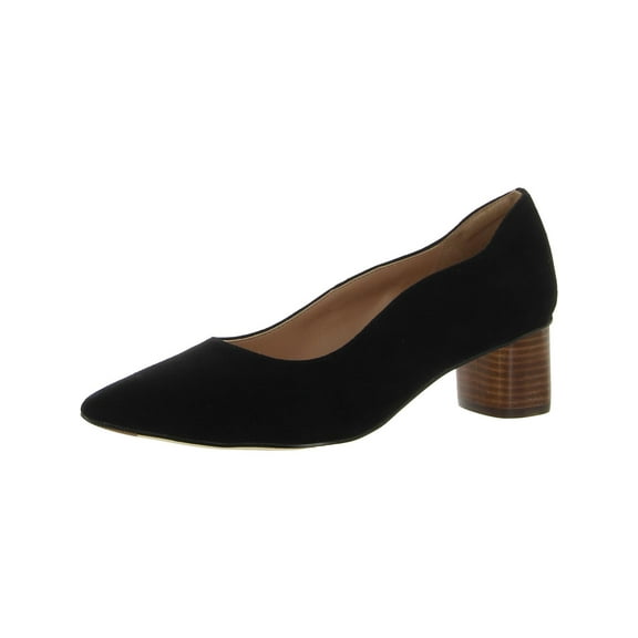 Cole Haan Womens Suede Pointed Toe Block Heels