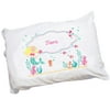 Personalized Blonde Mermaid Princess Pillowcase