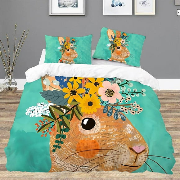Animal Bed Linen Sets Twin Size Bedding Set Duvet Cover Queen Comforter Double Sheets Home Textile GardenBed Sheets