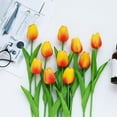 thumbnail image 4 of 30pcs Artificial Latex Tulips Flowers Faux Tulip Stems PU Real Touch Tulips for Wedding Party Home Decoration (Pink), 4 of 5