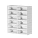 thumbnail image 3 of Caja de almacenamiento de zapatos, zapatero plegable, resistente organizador de almacenamiento de bolsos, organizador de zapatos visible, contenedor 12 cuadrículas sin ruedas, 3 of 8